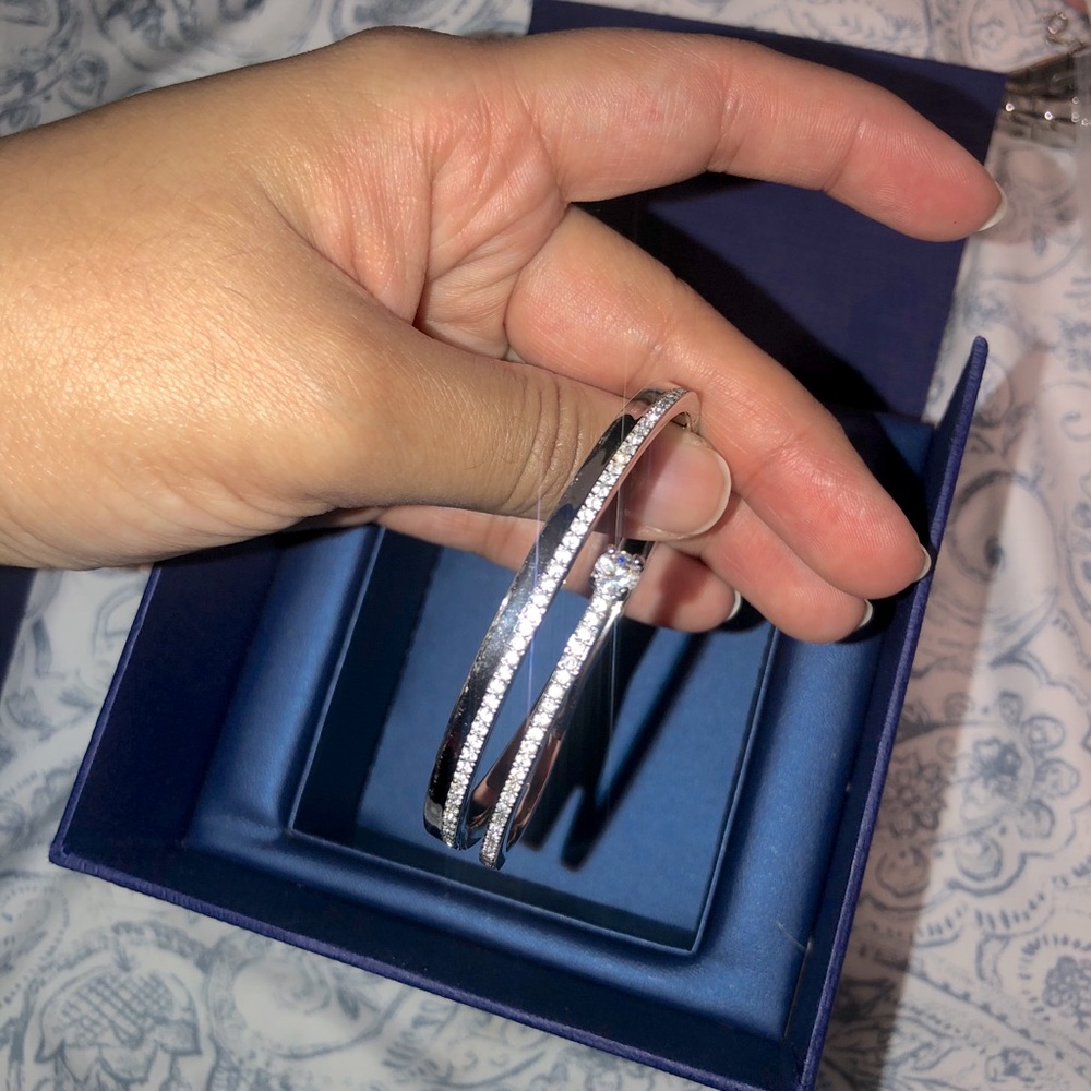 Swarovski silver bracelet